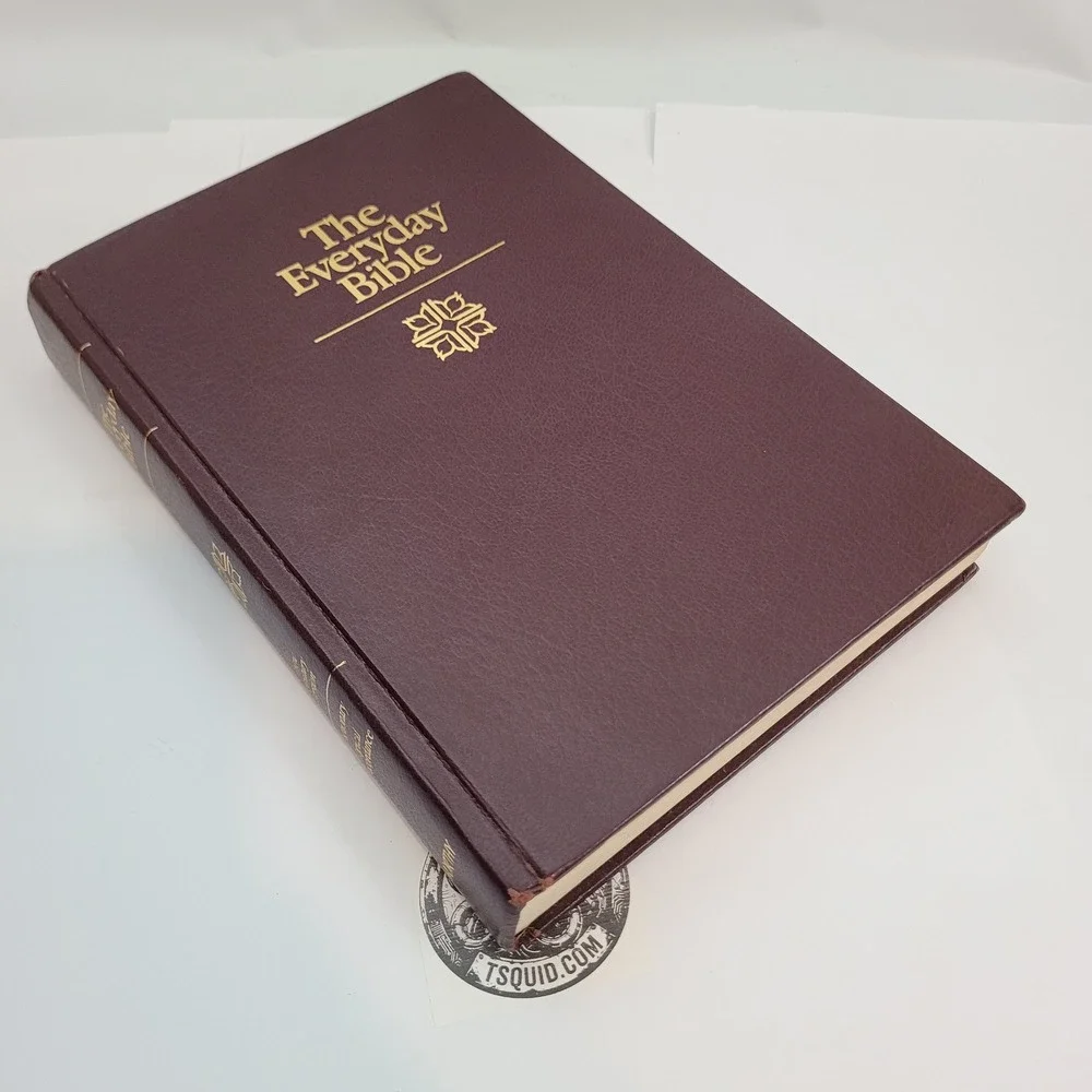 Worthy The Everyday Bible NCV Burgundy Hardcover Concordance Religious Book